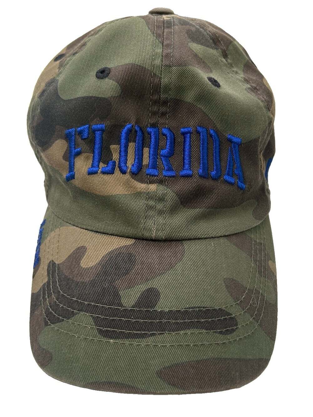 Florida Gators Hat Cap Men OSFM Strapback Camouflage Embroidered Logo NCAA